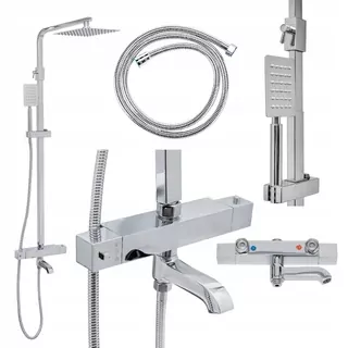 Sprchový set Hydrosan T154A na omietku, chróm